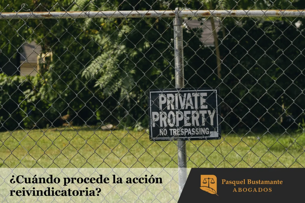 acción reivindicatoria