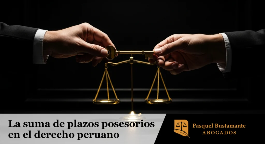 Suma de plazos posesorios
Plazos posesorios