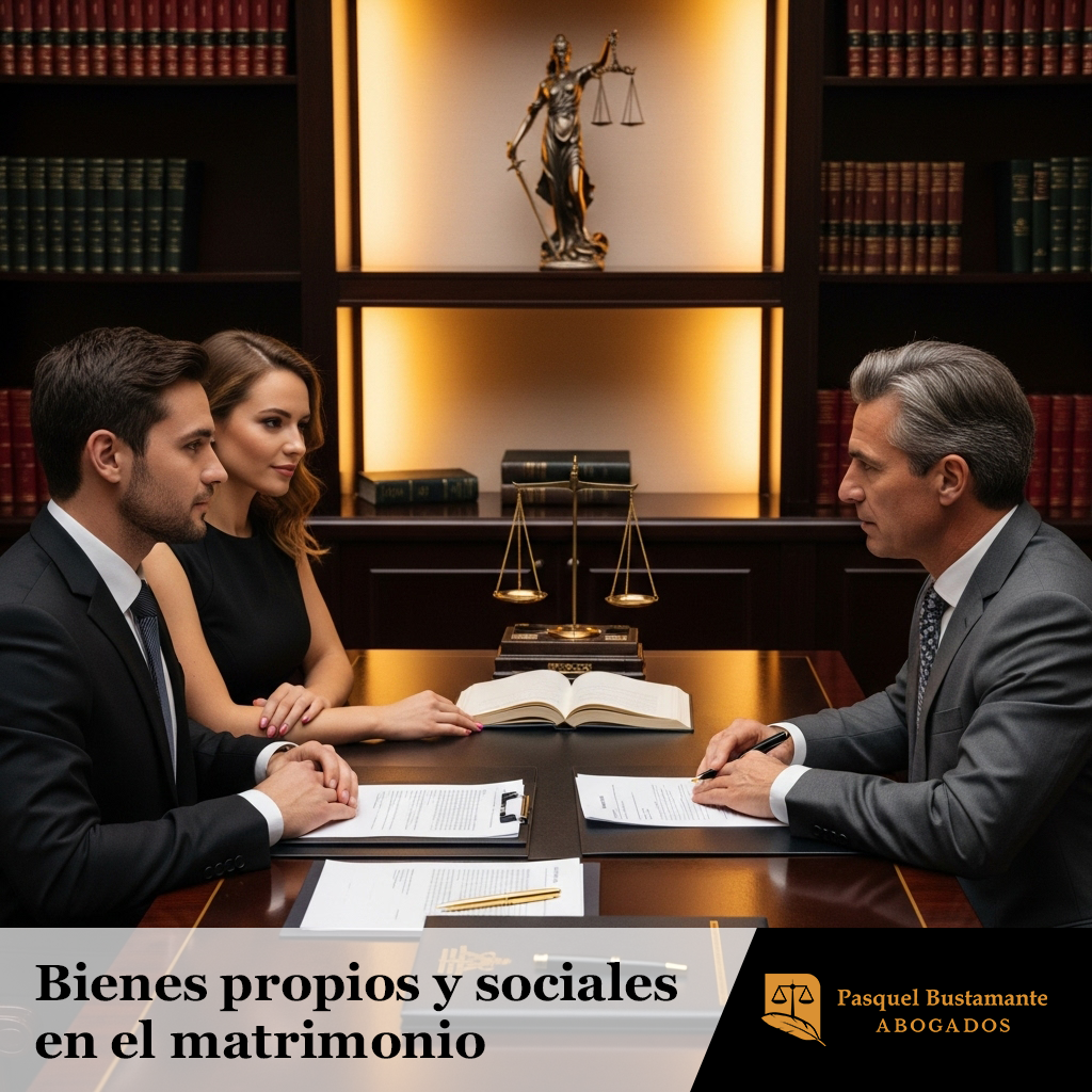 Bienes propios y sociales en el matrimonio