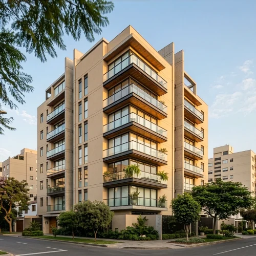 Edificio residencial moderno en Lima, Perú